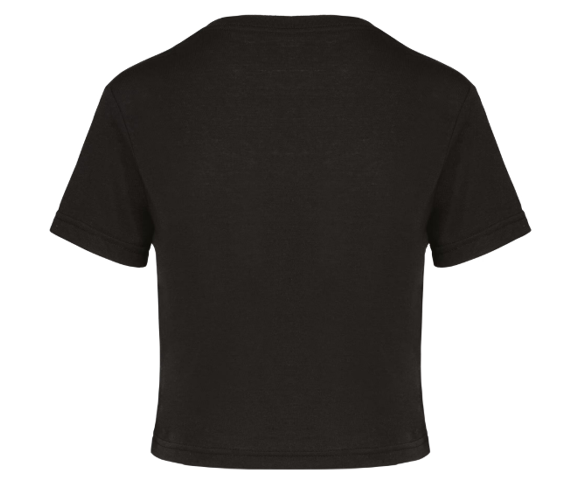 Crop top noir dos